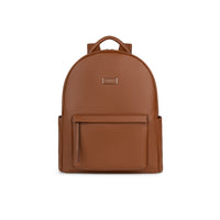 Design Lambert Inc The Miles Leather Backpack - Affogato-2 main compartments