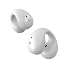MyBat Open Ear Bluetooth Earbuds - White-Secure Open‑Ear Fit - Comfortable, stays in place during activity