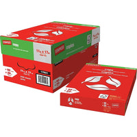 Staples FSC-Certified Copy Paper - 20 lb. - 11" x 17" - White - 2500 Sheets-92 bright paper delivers superior image contrast and readability