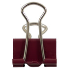 JAM Paper Colourful Binder Clips - Small - 3/4" (19 mm) - Burgundy - 25 Pack-Binder clips' strong hold keeps stacks of loose paper securely fastened together, without the risk of slipping or falling out