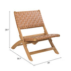 Zuo Sunflare Lounge Chair - Brown-8