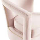 Modway Frolick Performance Velvet Armchair - Pink-9
