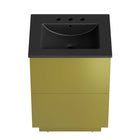 Modway Quantum 24" Bathroom Vanity - Black/Gold-7