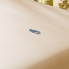 Outsunny 13' L x 10' W Gazebo Replacement Canopy Top - Cream White-Fasteners to easily attach to gazebo