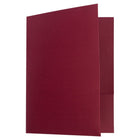 JAM Paper Two Pocket Presentation Folders, Burgundy Linen, 100 Pack (35113B)-Burgundy