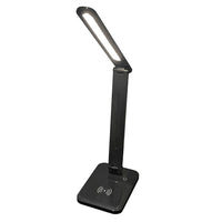 Simply LED Desk Lamp with Wireless Charger - Black-LED desk lamp with touch functions