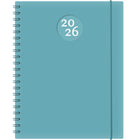 Socadis W. Maxwell 2026 Kibo Daily Planner - 8.5" x 11" - Blue - Bilingual-January to December 2026