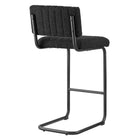 Modway Parity Boucle Counter Stools - Black Black - Set of 2-Weight Capacity: 330 lb