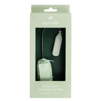 Pep Rally Book Light - Green-Rechargeable design for cordless convenience
