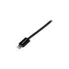 StarTech 3m (10ft) Long Black Apple 8-pin Lightning Connector to USB Cable for iPhone / iPod / iPad-Guaranteed reliability