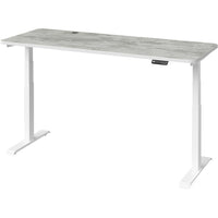 MotionGrey Electric Dual Motor Height Adjustable 165" W Sit-to-Stand Desk - White Frame-MotionGrey Height Adjustable German Electric Dual Motors Sit-to-Stand Computer Home Table and Office Standing Desk - Black Frame with Tabletop (165cmx60cmx2.5cm)