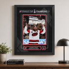 Frameworth Jordan Staal 16" H x 20" W Replica Signature Frame Carolina Hurricanes 2026 Stanley Cup Champions - Officially Licensed NHL/NHLPA-Professionally framed in Canada: The image is printed on high-quality photo paper and professionally finished in a black frame with a clear protective front