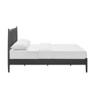 Modway Adair Spindle Metal Queen Platform Bed - Charcoal-Center Support Legs