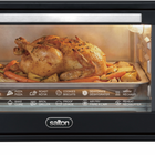 Salton NuRetro Digital Air Fryer Toaster Oven - Midnight Black-Air fry! enjoy crispy, golden results faster with circulating hot air that cooks evenly using little to no oil—perfect for healthier meals.