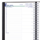 Blueline 2027 Daily Planner - 11" x 8-1/2" - Black - Bilingual-Tear-off corners