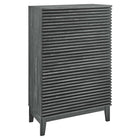 Modway Render 5-Drawer Dresser Chest - Charcoal-Mid-Century Dresser Chest