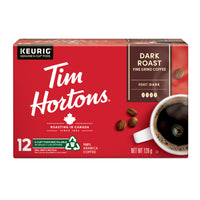 Tim Hortons Dark Roast K-Cup Pods - 12 Pack-Dark Roast Blend