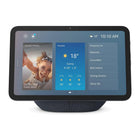 Amazon Echo Show 8  Smart Hub with 8.7" Display includes Alexa+ Early Access - Graphite-Powerfully smart, beautifully built: The redesigned 8.7" smart display features a vibrant HD touchscreen with 15% more viewing area versus Echo Show 8 (2023 release), built-in smart home hub, AZ3 Pro chip for powerful performance, and Omnisense technology for highly personalized experiences