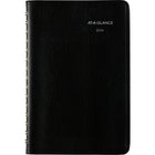 AT-A-GLANCE 2026 Daily Appointment Book - 8" H x 4-7/8" W - Black - English-12 months: January 2026 - December 2026