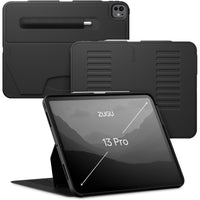 Zugu Case iPad Pro 13" M4 2024 - Black-Magnetic Folio Case
