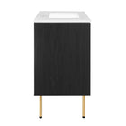 Modway Chaucer 36" Bathroom Vanity - Black/White-9