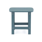Backyard Lifestyles Side Table - Teal-Will Not Crack, Chip, Rust, or Peel.