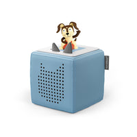 tonies Playtime Puppy Start Set - Blue-Toniebox - Soft enough to snuggle. Tough enough for rough play