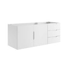 Modway Vitality 48" Double or Single Sink Compatible Bathroom Vanity Cabinet - White-7