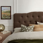 Modway Annabel Premium Linen Blend Full Headboard - Cocoa-7 Adjustable Mount Positions