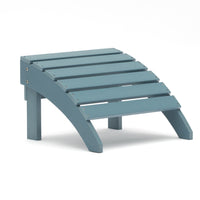 Backyard Lifestyles Footrest - Teal-Durable Weather Resistant Polystyrene: HIPS, High Impact Polystyrene.