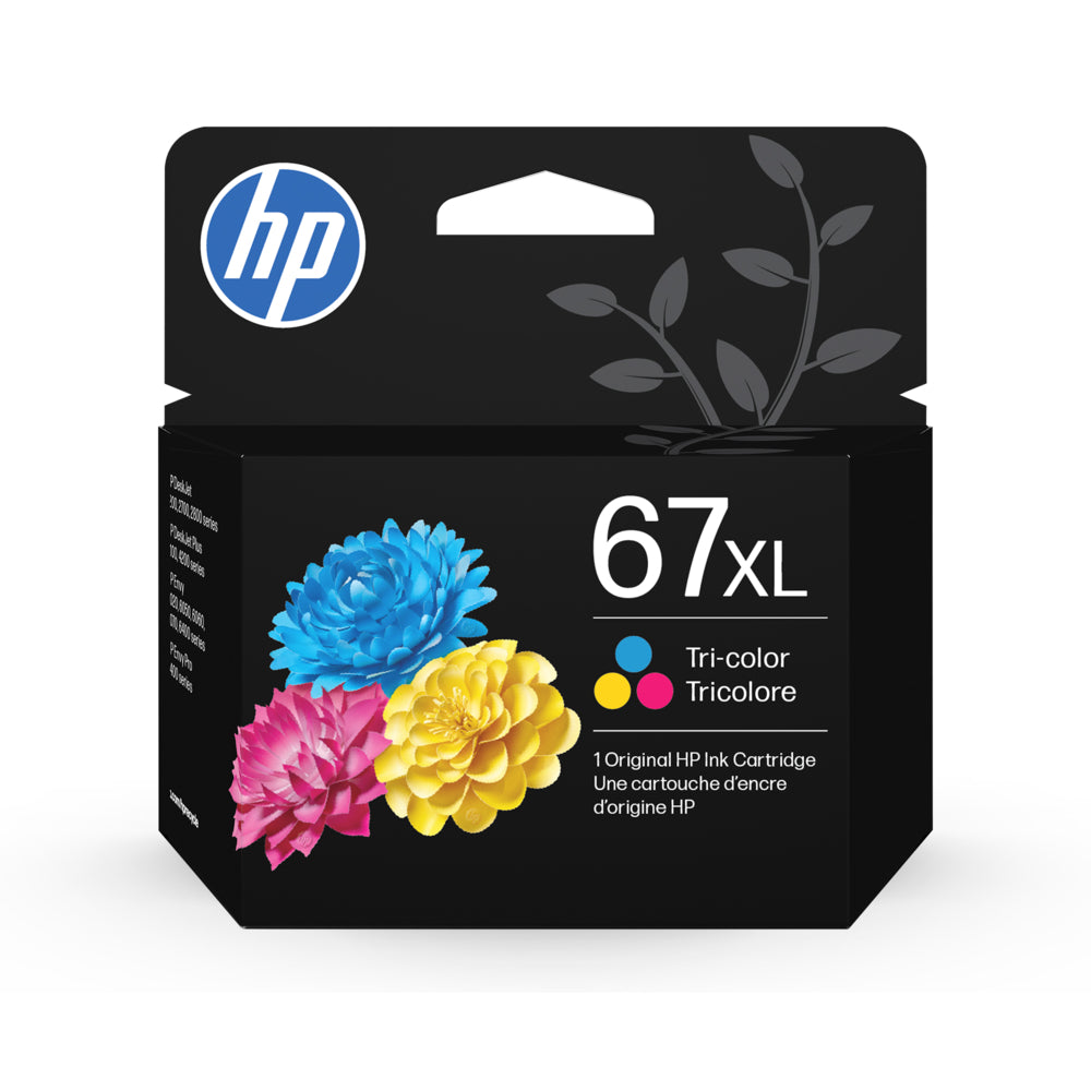 HP 67XL Tri-Colour Original Ink Cartridge | staples.ca