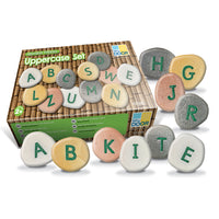 Yellow Door 26-Piece Uppercase Alphabet Pebbles-Tactile pebbles with lots of play and learning value