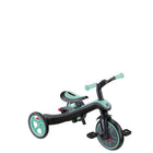 Globber Trike Explorer - Mint-Adjustable parent handle with 2 height options (92cm, 96cm from the ground) and soft TPR grip for comfortable handling. The built-in steering and front freewheel system allow parents to guide and assist toddlers as they learn to steer