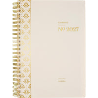 Cambridge 2027 Small Weekly/ Monthly Planner - 8-½" H x 6" W - Workstyle Balance - Bilingual-12 months: January - December 2027