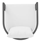 Modway Tahoe Outdoor Patio Aluminum Counter Stool - 36.5" - White-8