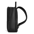 Champs Onyx Leather Classic Backpack - Black-16" padded laptop sleeve