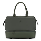 SwissGear Weekender Tote Bag - 15" x 19" - Olive Green-Gladstone-style wire-framed wide opening for easy packing
