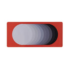 ONEofZERO Large Premium Mouse Pad - Rhythmicore Mod Monochrome-Tightly Woven Stitched Edges: For enhanced durability and to reduce fraying over time