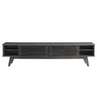 Modway Render 70" TV Stand - Charcoal-Cable Management Hole