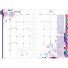 Day-Timer 2027 Two Page Per Month Planner Refill - Desk Size - 5-1/2" H x 8-1/2" W - Floral - English-Soft Day-Timer borders make these refills properly business-like but pleasing to the eye