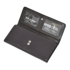 Club Rochelier Ladies Slim Fold Wallet - Brown-3 ID windows
