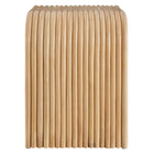 Modway Eve Curved Natural Rattan Side Table - Natural-Indoor Use Recommended