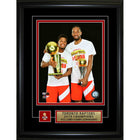 Frameworth Kyle Lowry and Kawhi Leonard Toronto Raptors 2019 Champions - Framed Print - 15" W x 17" H-Officially licensed by the NBA featuring Kyle Lowry and Kawhi Leonard - the leaders who brought the 2019 NBA championship to Toronto for the first time in franchise history