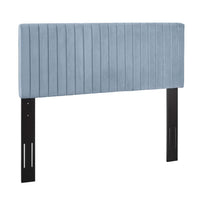 Modway Keira Performance Velvet Full/Queen Headboard - Light Blue-Contemporary Modern Headboard