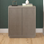 Hudson&Canal Alston 28"W Accent Cabinet - Antiqued Grey Oak-Features easy assembly