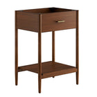 Modway Zaire 24" Bathroom Vanity Cabinet - Walnut-MDF and Rubberwood