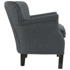 Modway Key Upholstered Fabric Armchair - Grey-Black Stained Birch Wood Legs