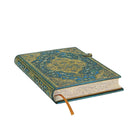 Paperblanks Midi Lined Clasp Closure Hardcover Journal - Turquoise Chronicles-100% recycled binder boards