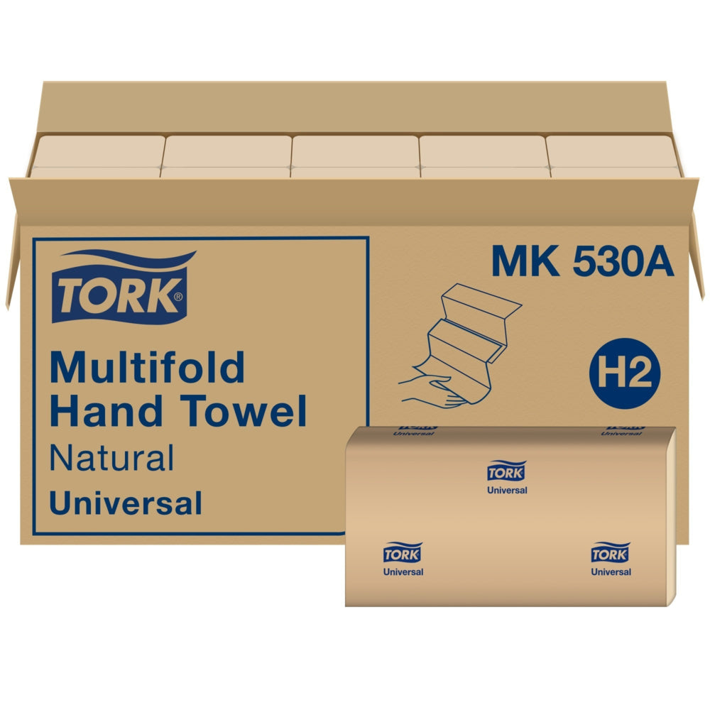 Tork Universal Multifold Hand Towel - 1-Ply - Natural - 250 Sheets