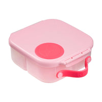 b.box Mini Lunchbox - Flamingo Fizz-Flexi whole fruit holder stretches to store whole fruit